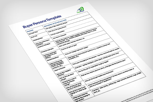 Download our free buyer persona template to improve your marketing reach