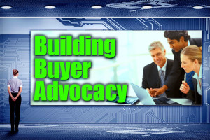 Building buyer advocates within a target firm can get your message where sales teams have no prior access.