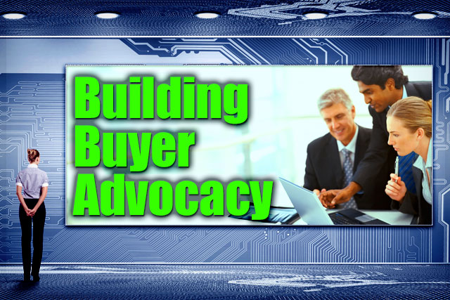 Building buyer advocates within a target firm's buying committee can get your message where sales teams have no prior access.