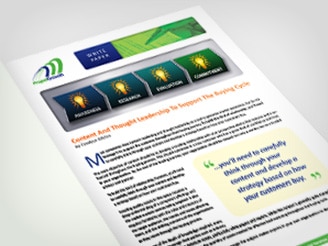 Content And Thought Leadership To Support The Buying Cycle Download this white paper and stop creating irrelevant, company-centric marketing content