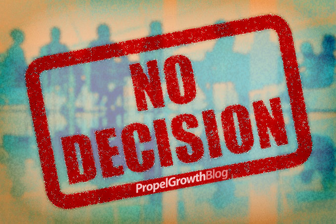 How to Stop Losing to “No Decision”