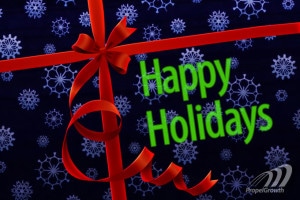 Happy Holidays from your friends at PropelGrowth!