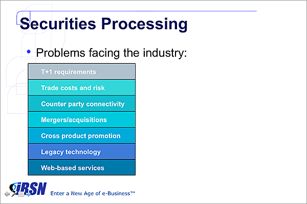 Securities Processing slide 1