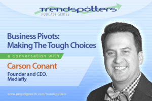 Business Pivots: Making The Tough Choices, with Carson Conant.