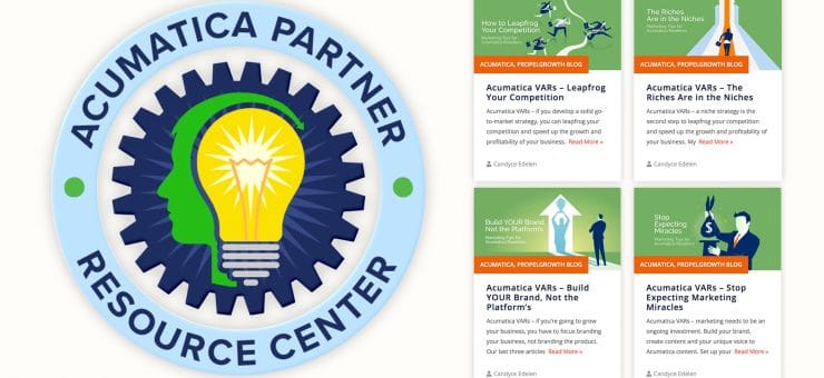 Visit the Partner Resource Center to learn how to grow your Acumatica business!